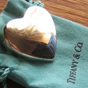 Vintage Tiffany & Co. Sterling Heart Brooch Pin